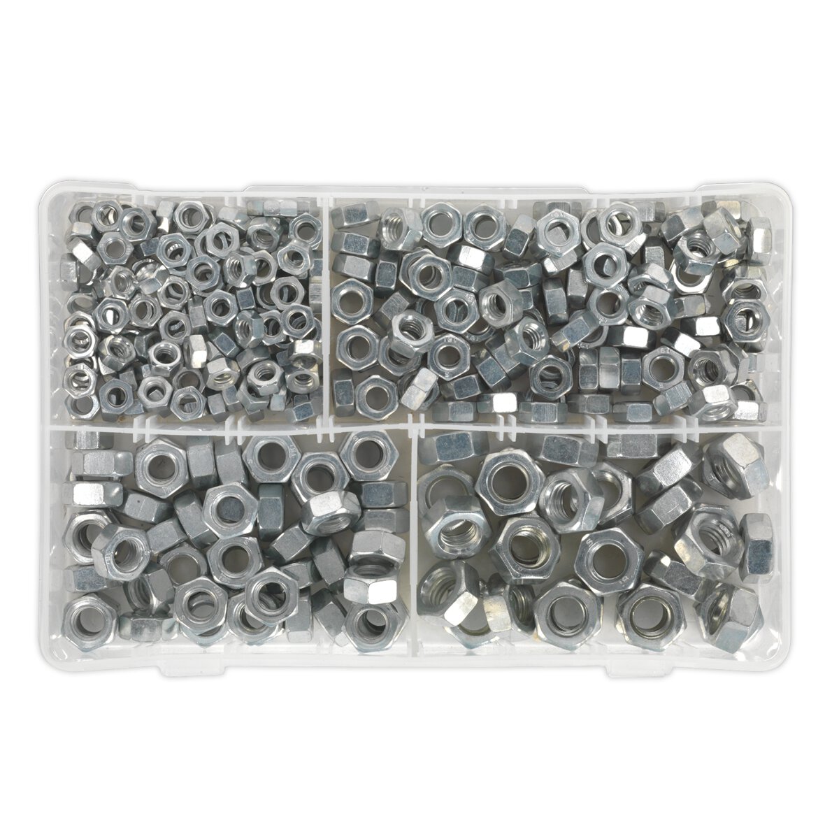 Steel Nut Assortment 320pc 1/4"-1/2"UNF DIN 934