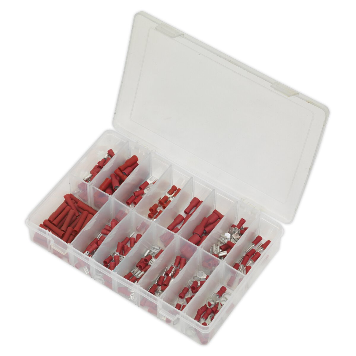 Crimp Terminal Assortment 260pc Red
