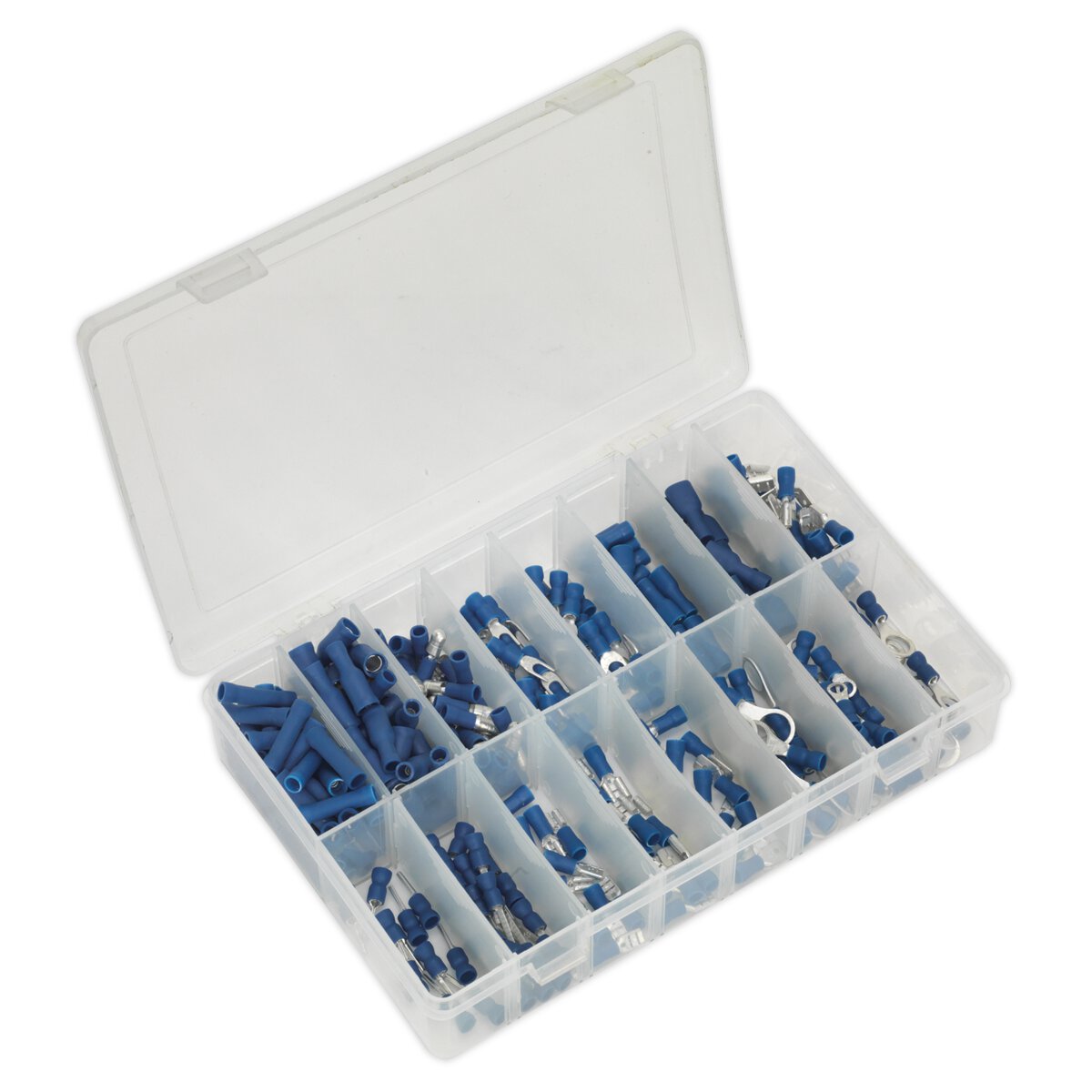 Crimp Terminal Assortment 280pc Blue