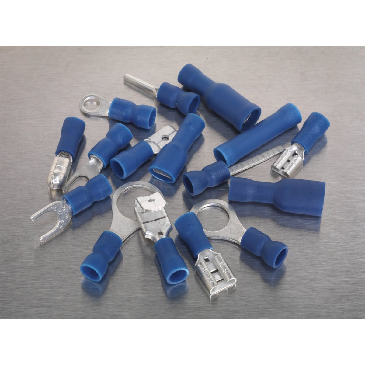 Crimp Terminal Assortment 280pc Blue
