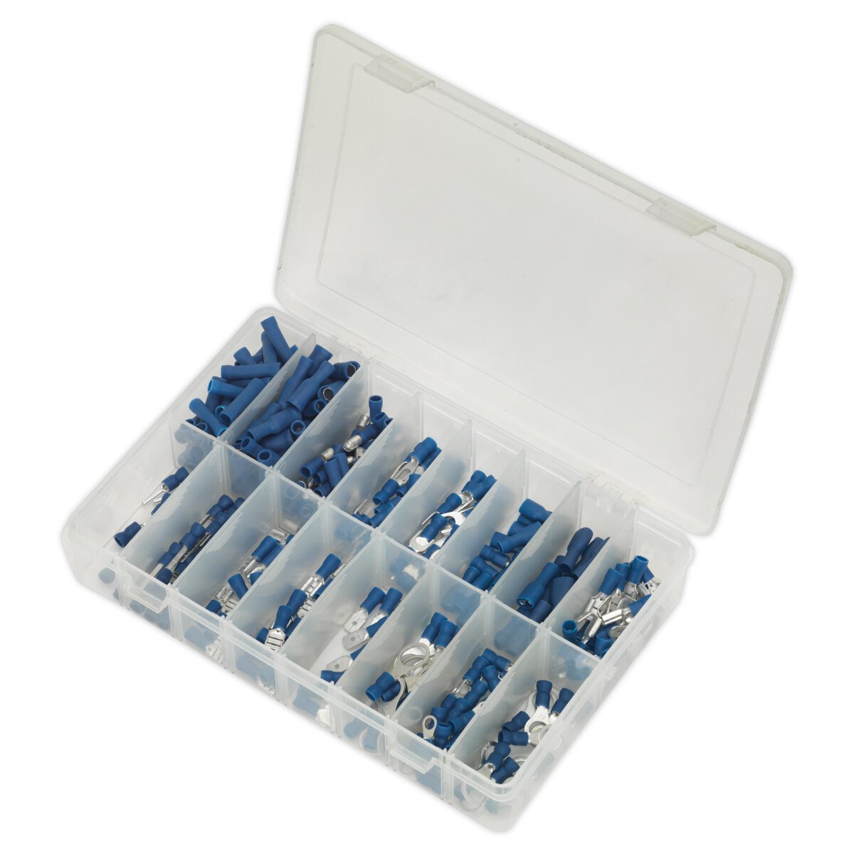 Crimp Terminal Assortment 280pc Blue