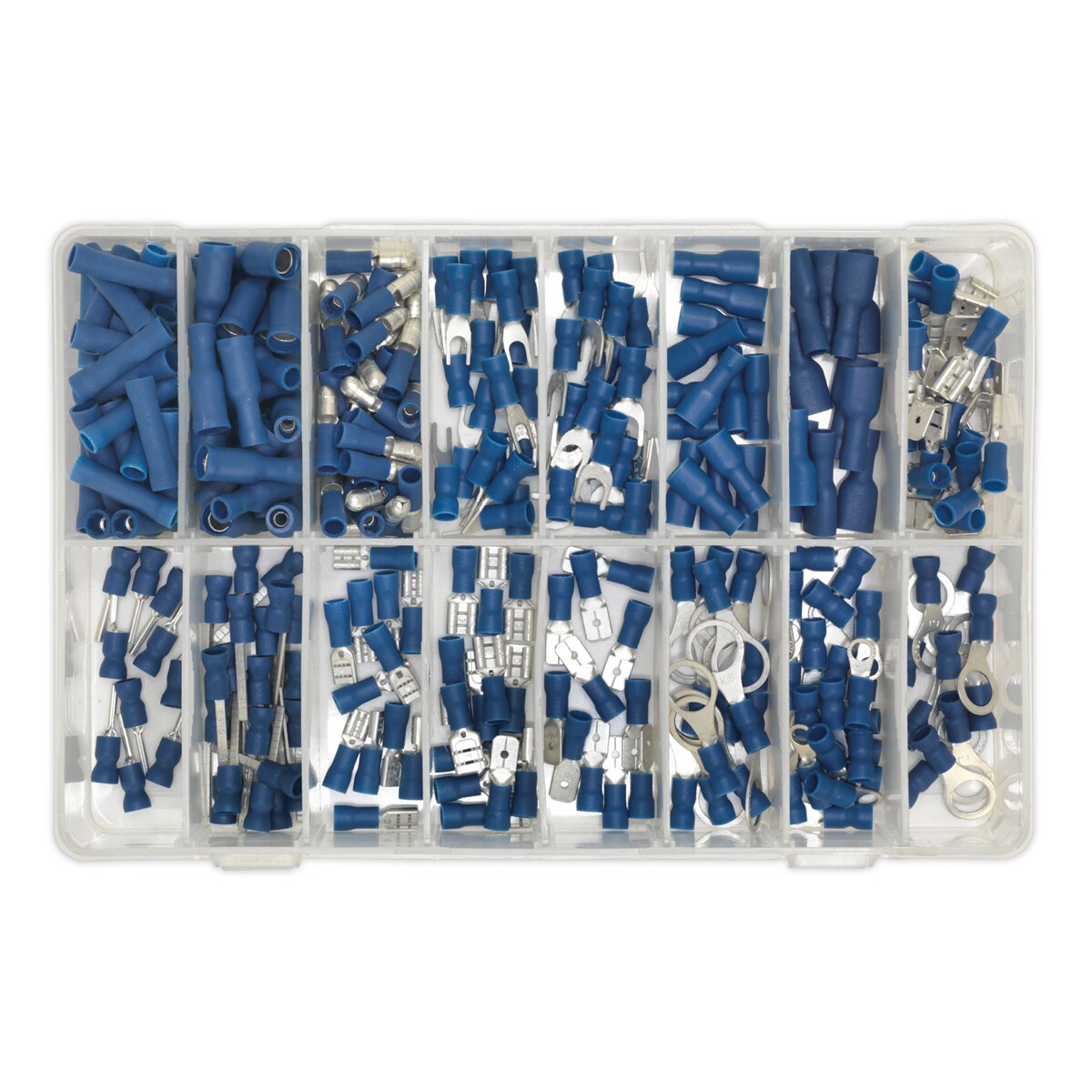 Crimp Terminal Assortment 280pc Blue