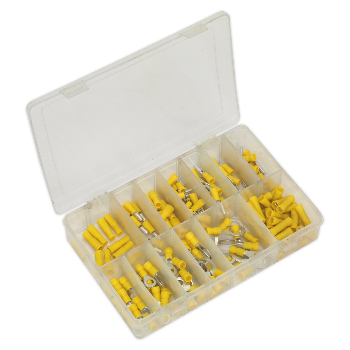 Crimp Terminal Assortment 140pc Yellow