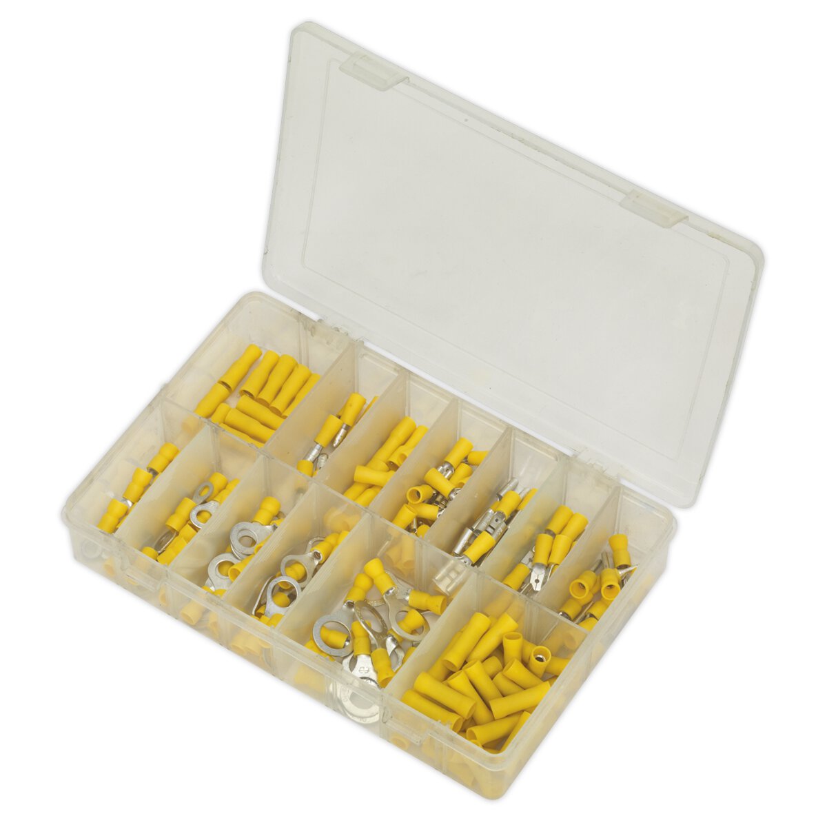 Crimp Terminal Assortment 140pc Yellow