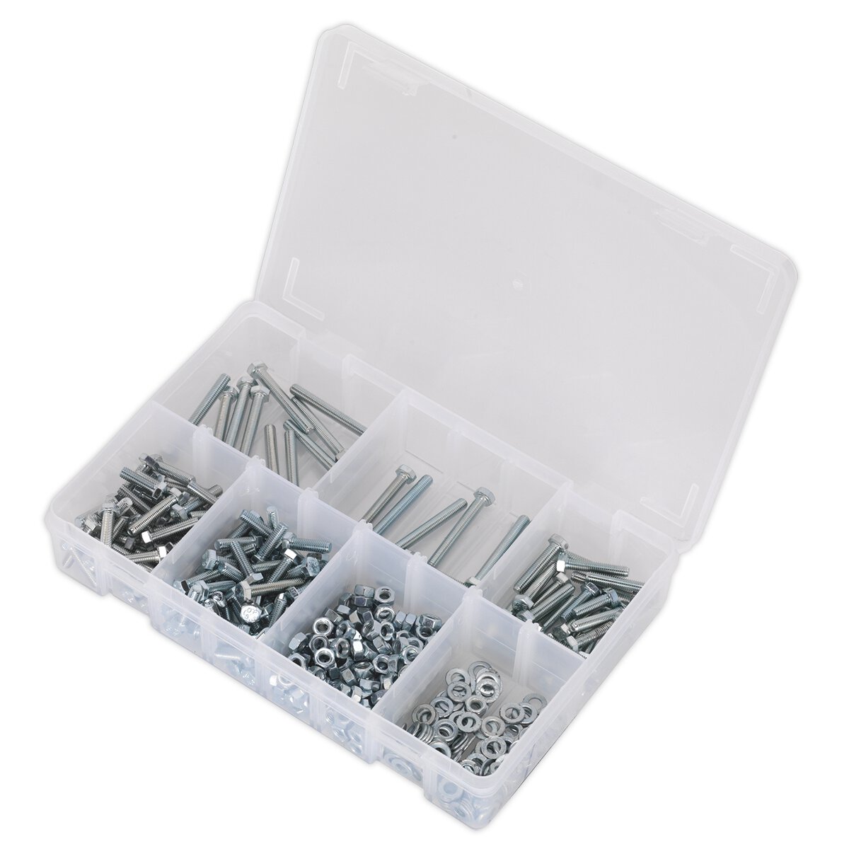 Setscrew, Nut & Washer Assortment 444pc High Tensile M5 Metric ...