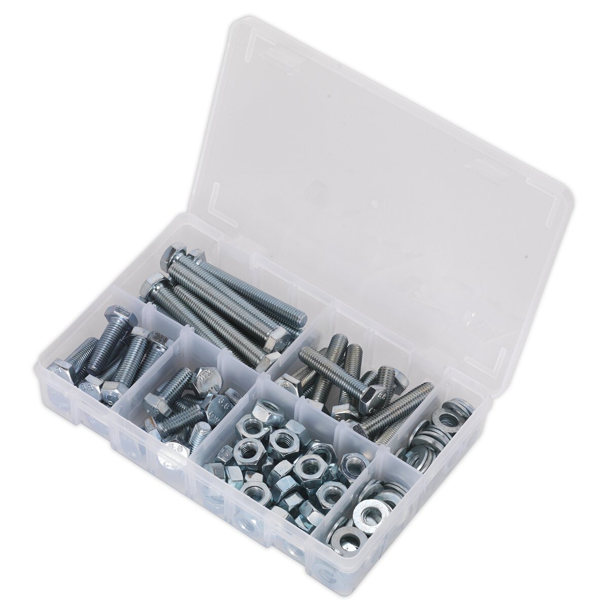 Setscrew, Nut & Washer Assortment 150pc High Tensile M10 Metric