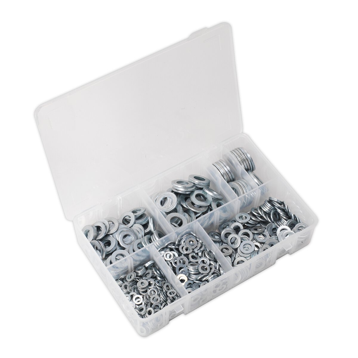 Flat Washer Assortment 1070pc M5-M16 Form A Metric DIN 125