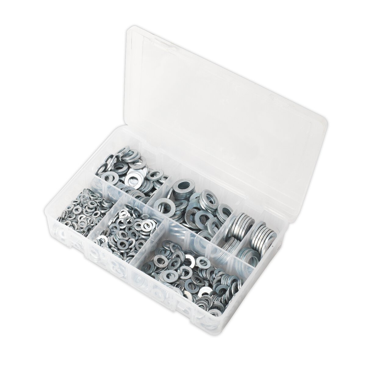 Flat Washer Assortment 1070pc M5-M16 Form A Metric DIN 125
