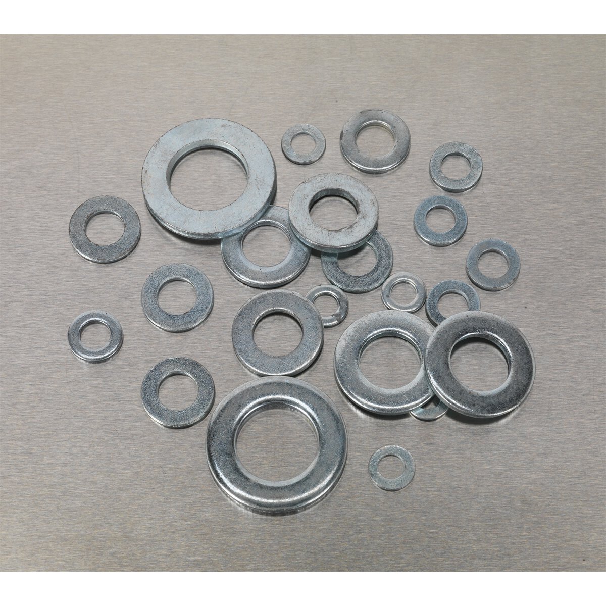 Flat Washer Assortment 1070pc M5-M16 Form A Metric DIN 125