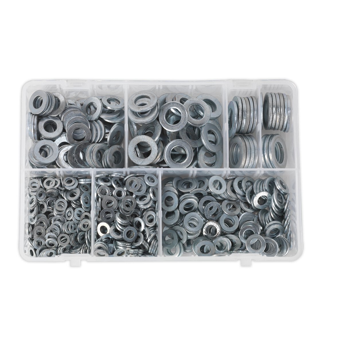 Flat Washer Assortment 1070pc M5-M16 Form A Metric DIN 125