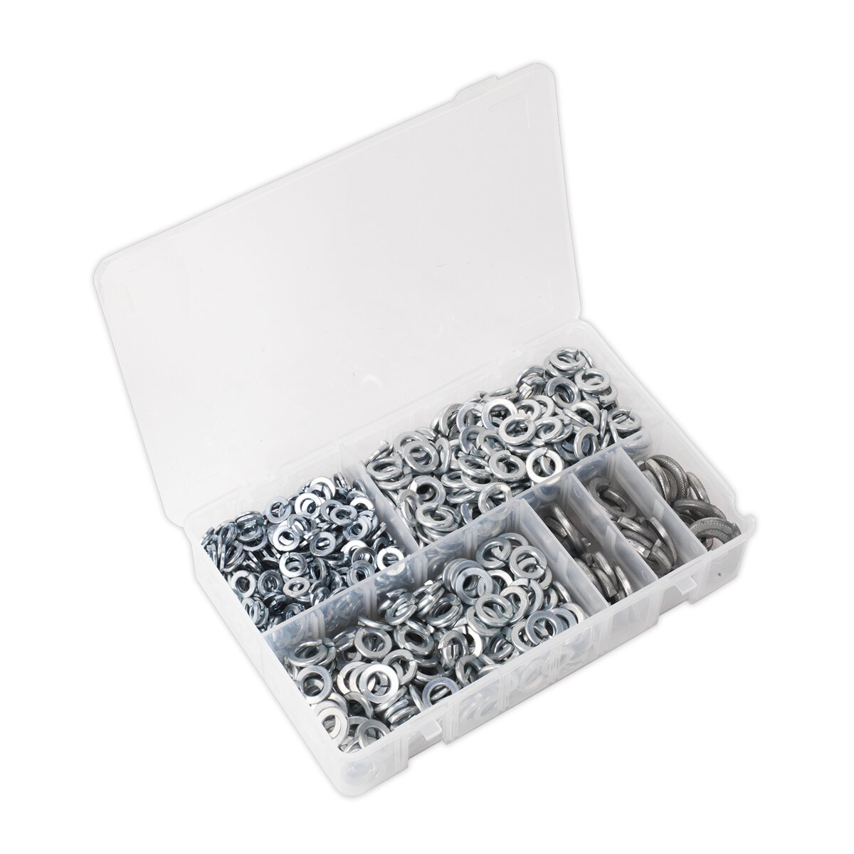 Spring Washer Assortment 1010pc M6-M16 Metric Zinc DIN 127B