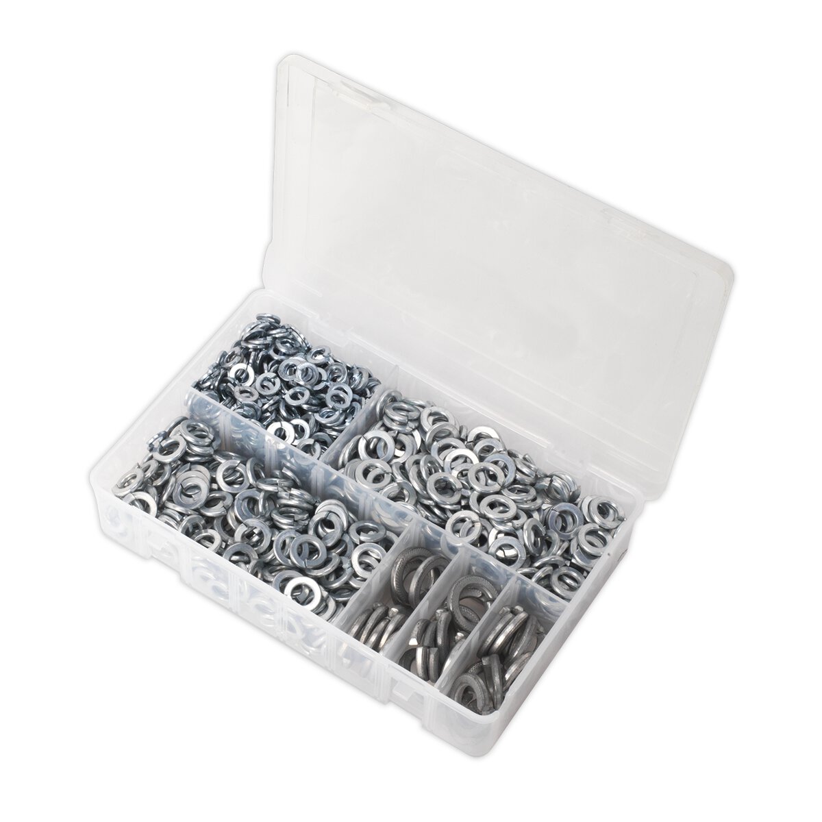 Spring Washer Assortment 1010pc M6-M16 Metric Zinc DIN 127B