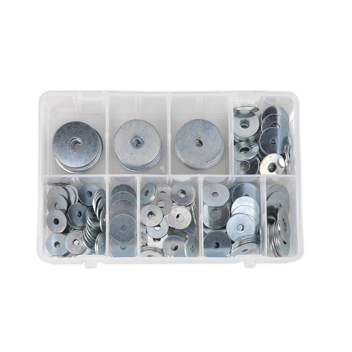 Repair Washer Assortment 240pc M5-M10 Metric Zinc Plated