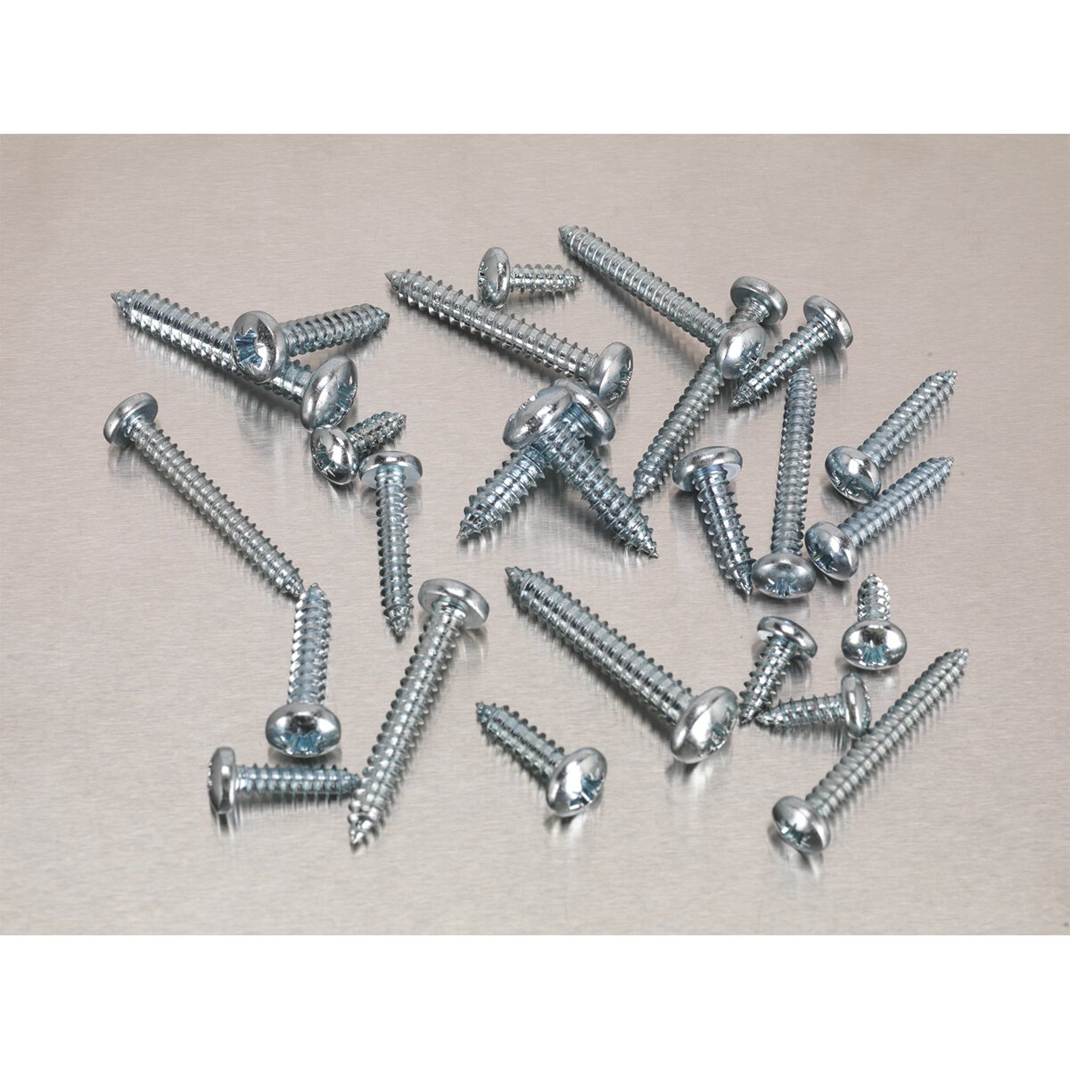 Self Tapping Screw Assortment 305pc Pan Head Pozi Zinc DIN 7981CZ