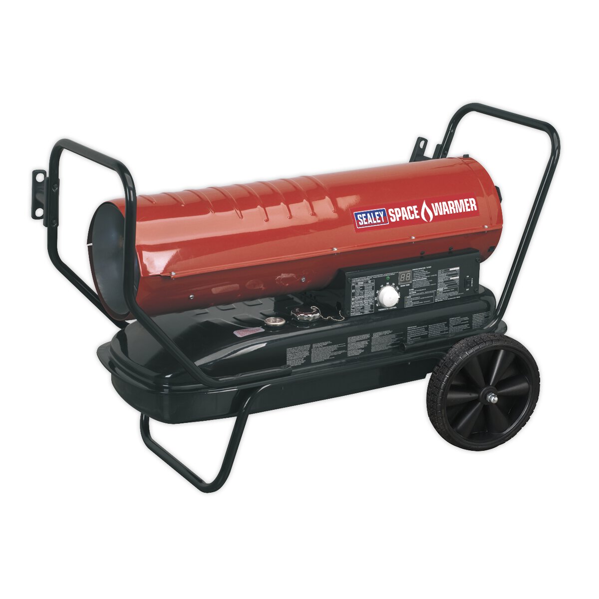 Space Warmer® Paraffin/Kerosene/Diesel Heater 125,000Btu/hr with Wheels