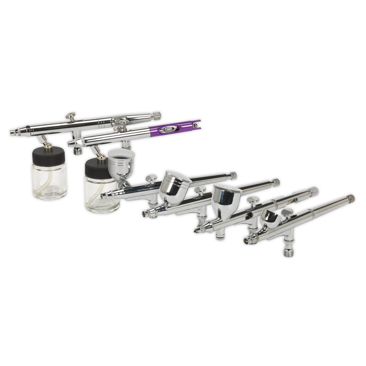Air Brush Kit 10pc Gravity/Suction Feed