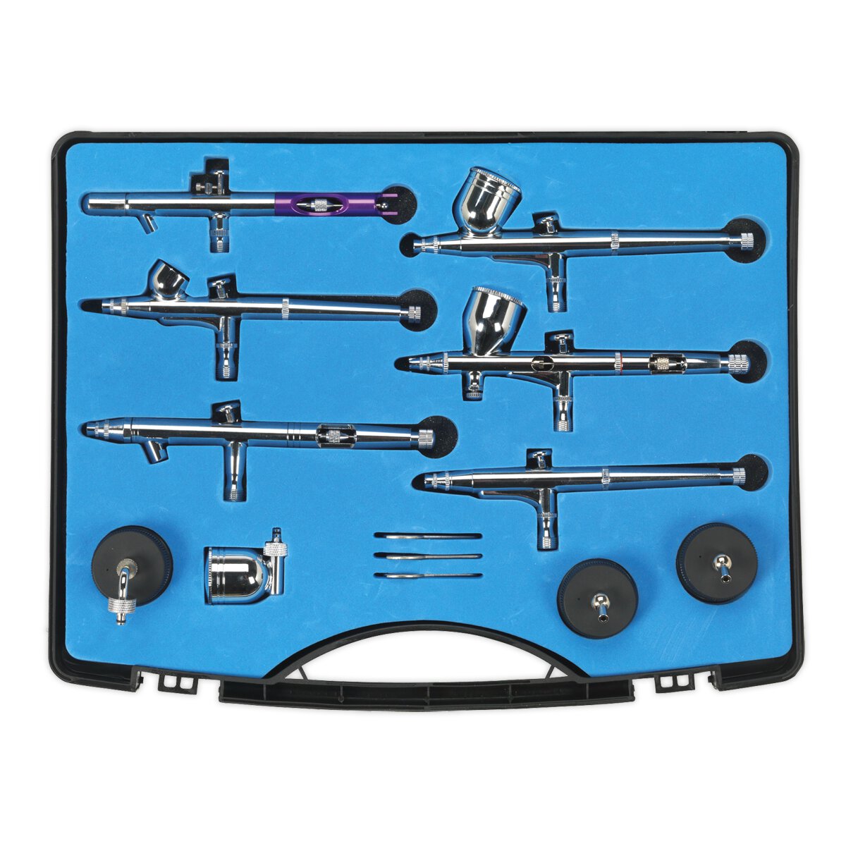 Air Brush Kit 10pc Gravity/Suction Feed