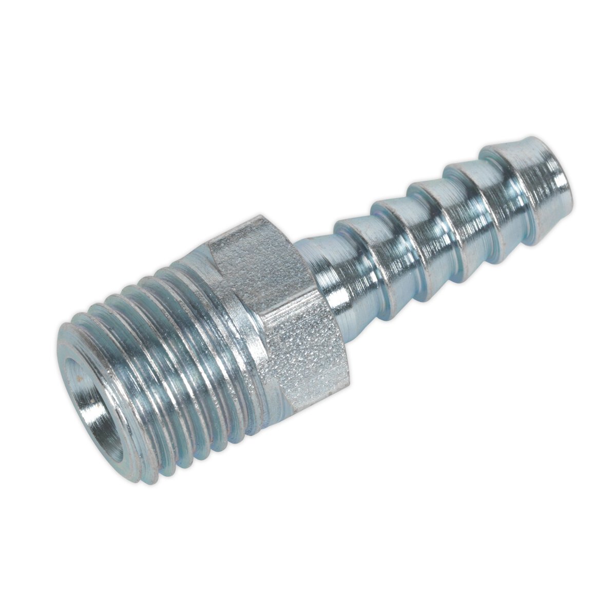 Screwed Tailpiece Male 1/4"BSPT - 1/4" Hose Pack of 5