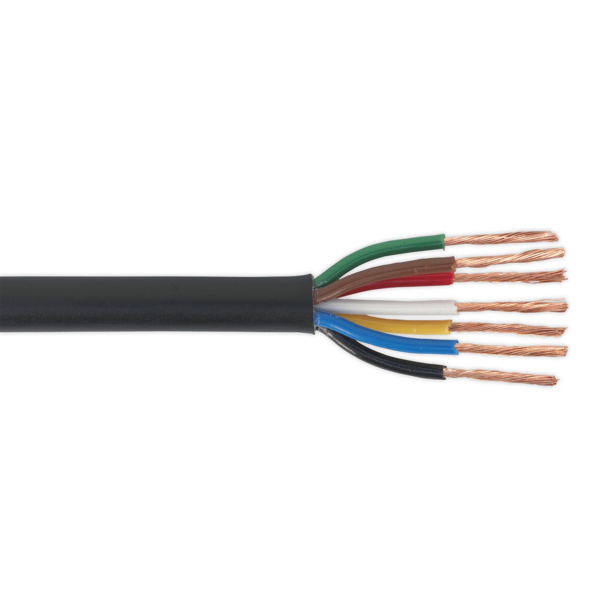 Automotive Cable Thin Wall 7 x 0.75mm² 24/0.20mm 30m Black