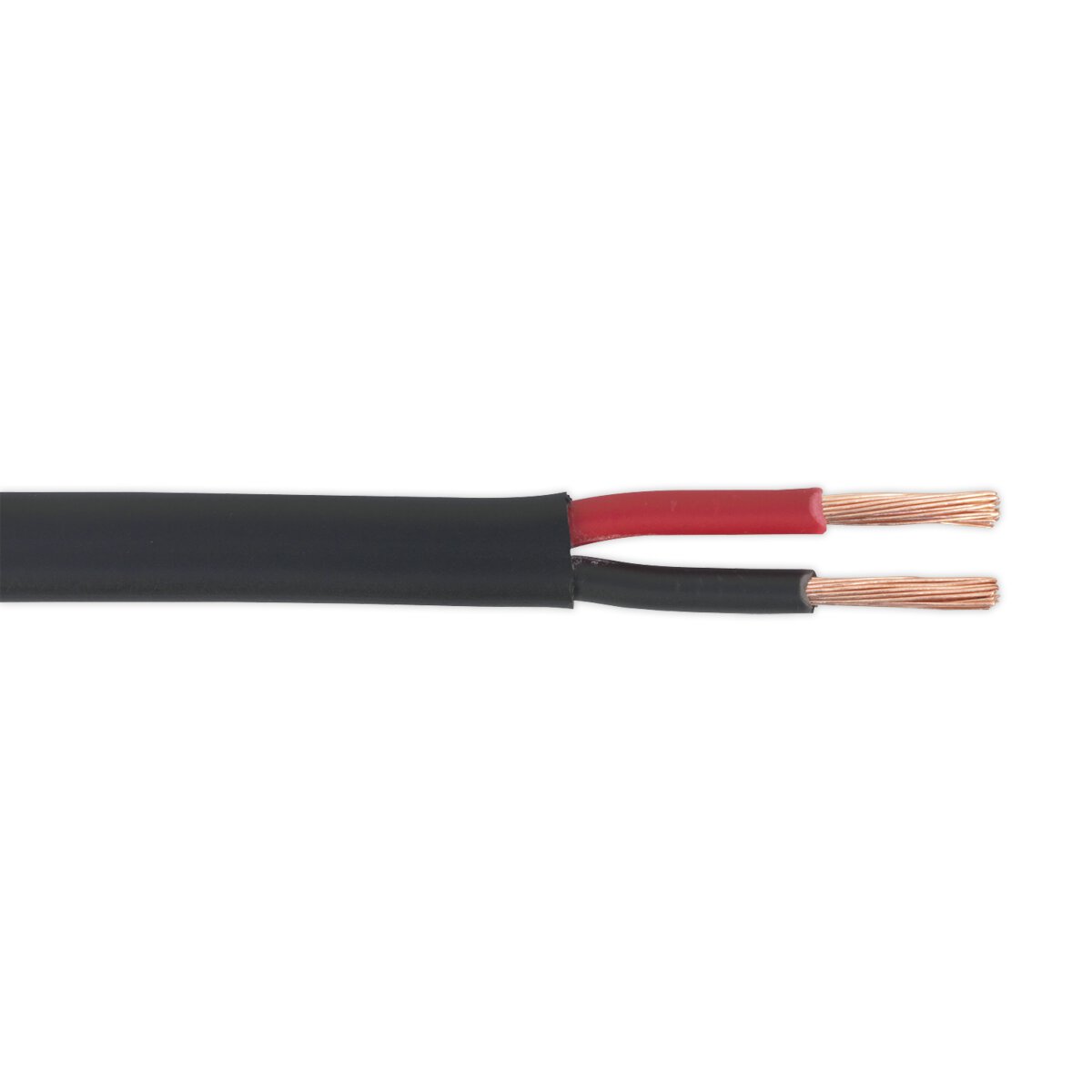 Automotive Cable Thick Wall Flat Twin 2 x 2mm² 28/0.30mm 30m Black