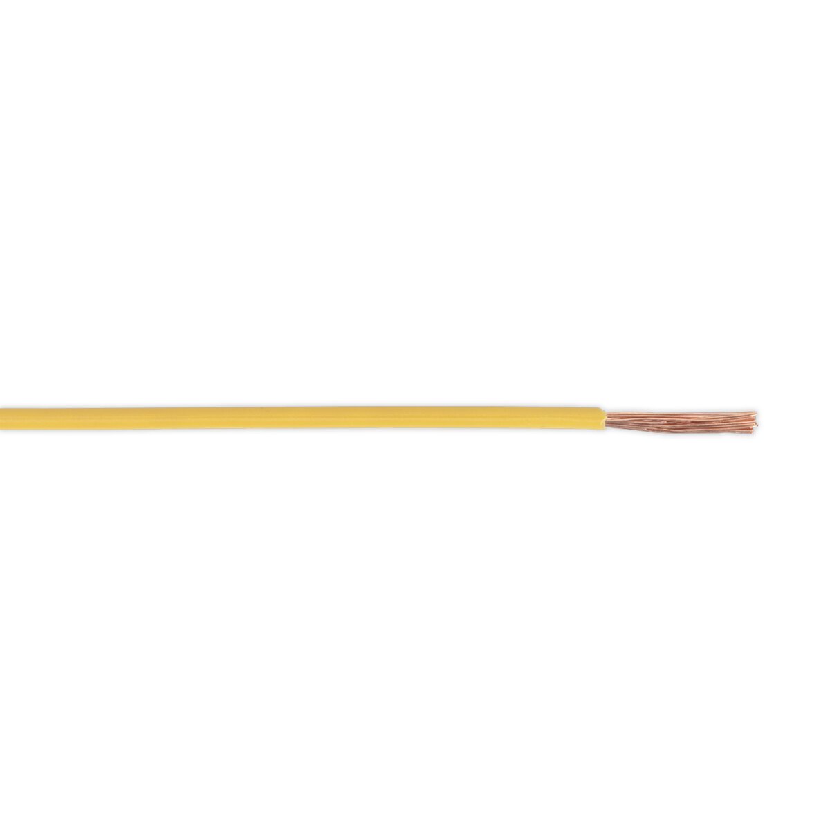 Automotive Cable Thin Wall Single 1mm² 32/0.20mm 50m Yellow