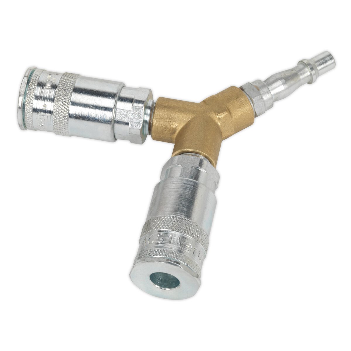 Twin Coupling Bodies Y-Adaptor