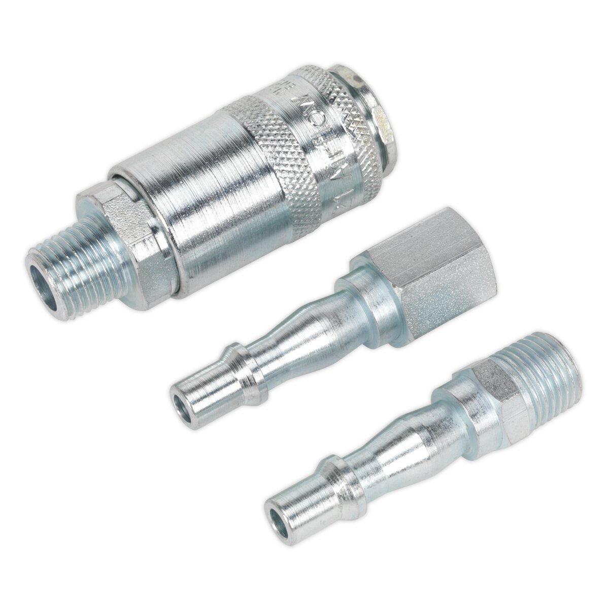 Air Tool Coupling Kit 3pc 1/4"BSP