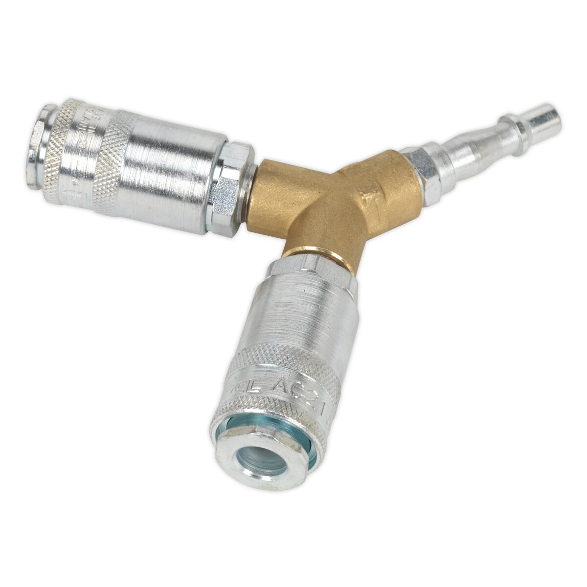 Twin Coupling Bodies Y-Adaptor