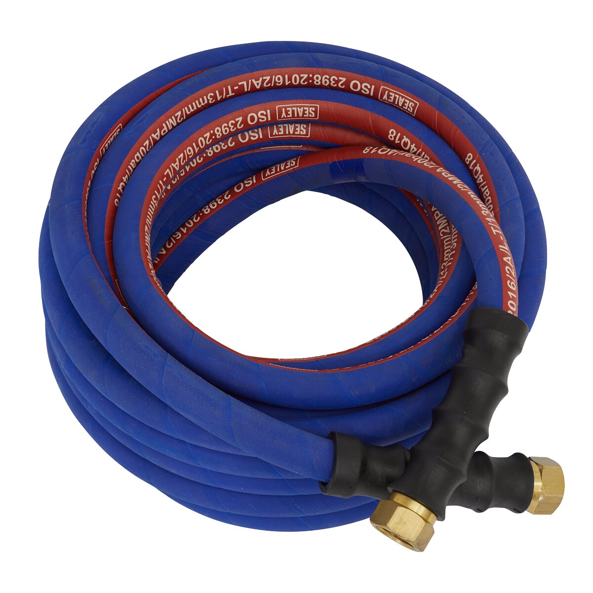 Air Hose 10m x Ø13mm with 1/2"BSP Unions Extra-Heavy-Duty