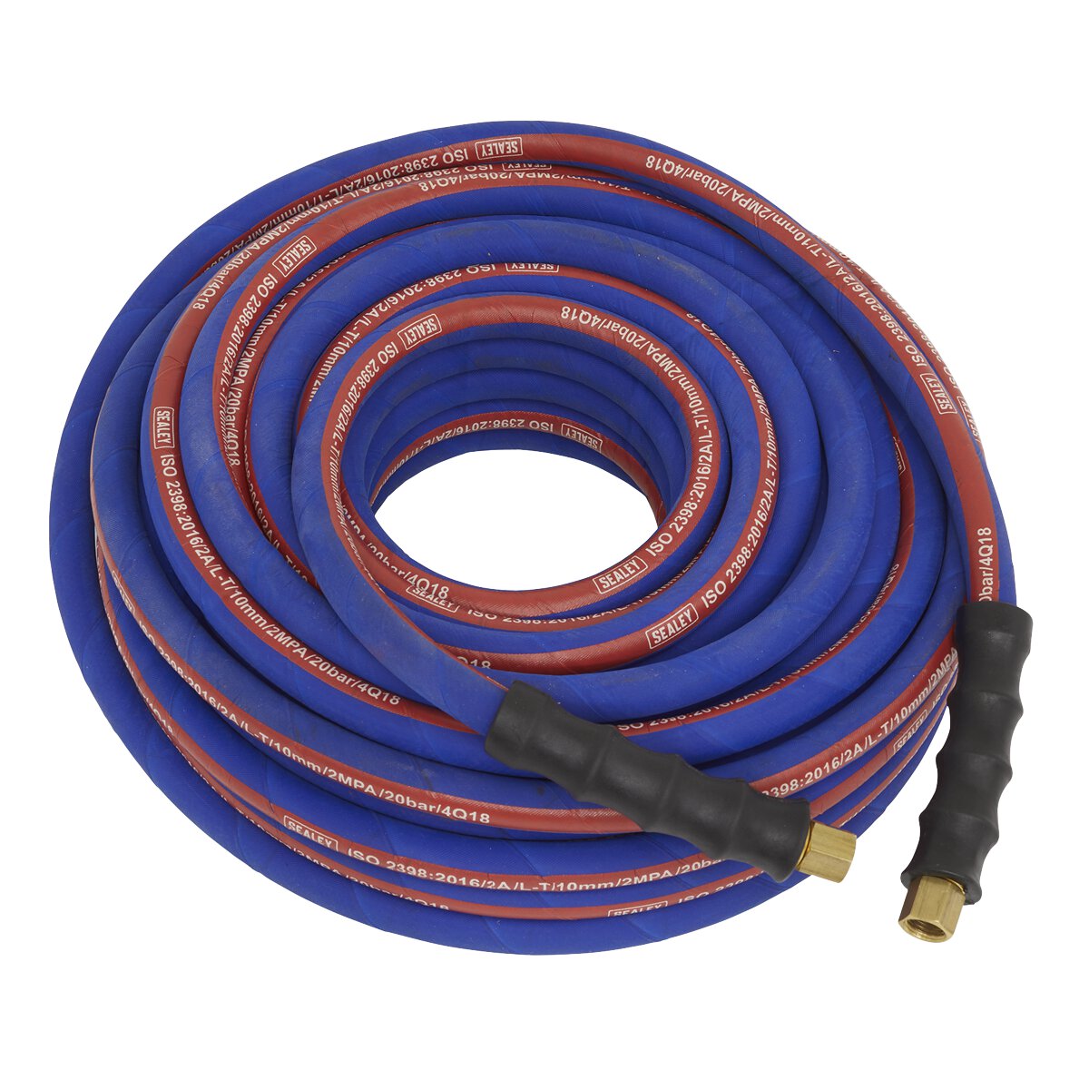 Air Hose 20m x Ø8mm with 1/4"BSP Unions Extra Heavy-Duty