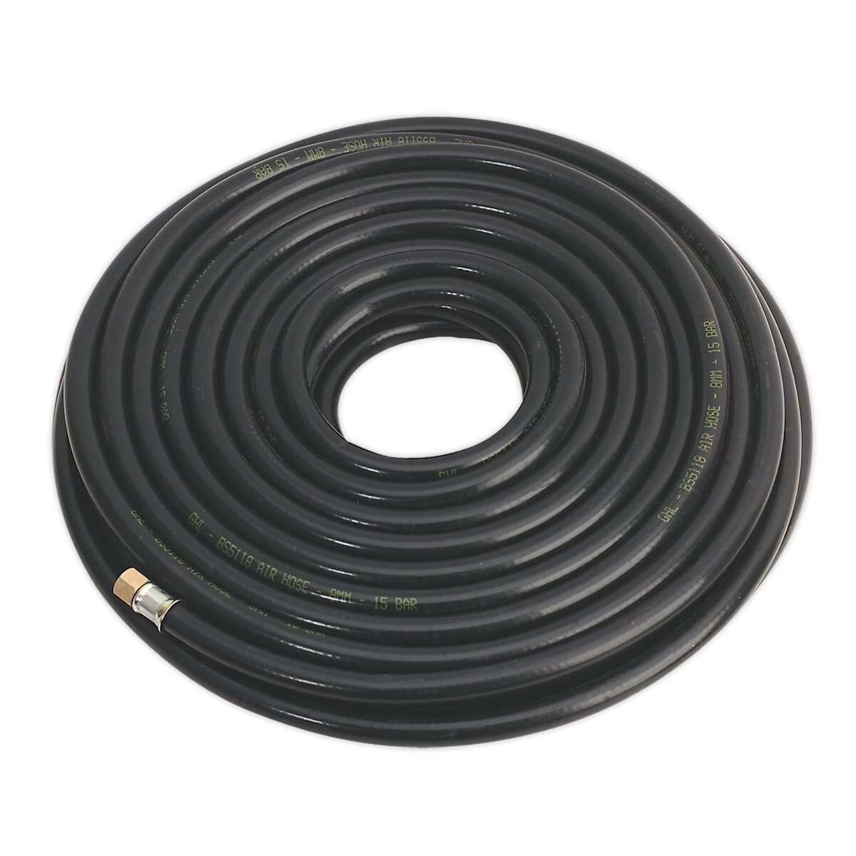 Air Hose 20m x Ø8mm with 1/4"BSP Unions Heavy-Duty