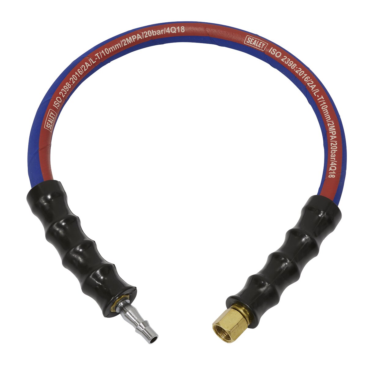 Air Leader Hose 600mm x Ø10mm with Tailpiece & 1/4"BSP Union