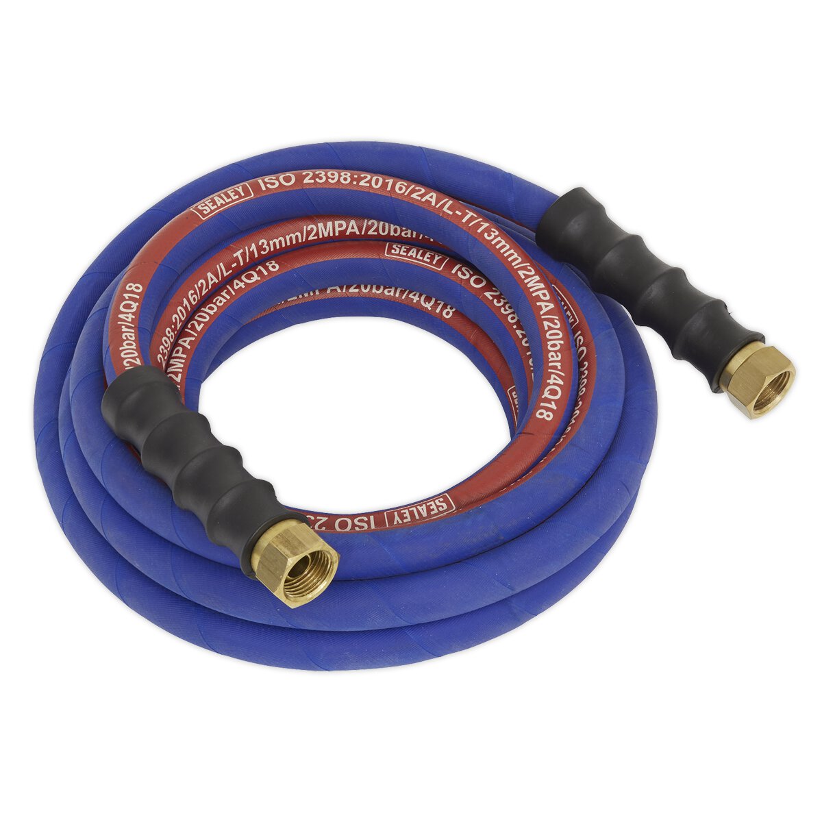 Air Hose 5m x Ø13mm with 1/2"BSP Unions Extra Heavy-Duty