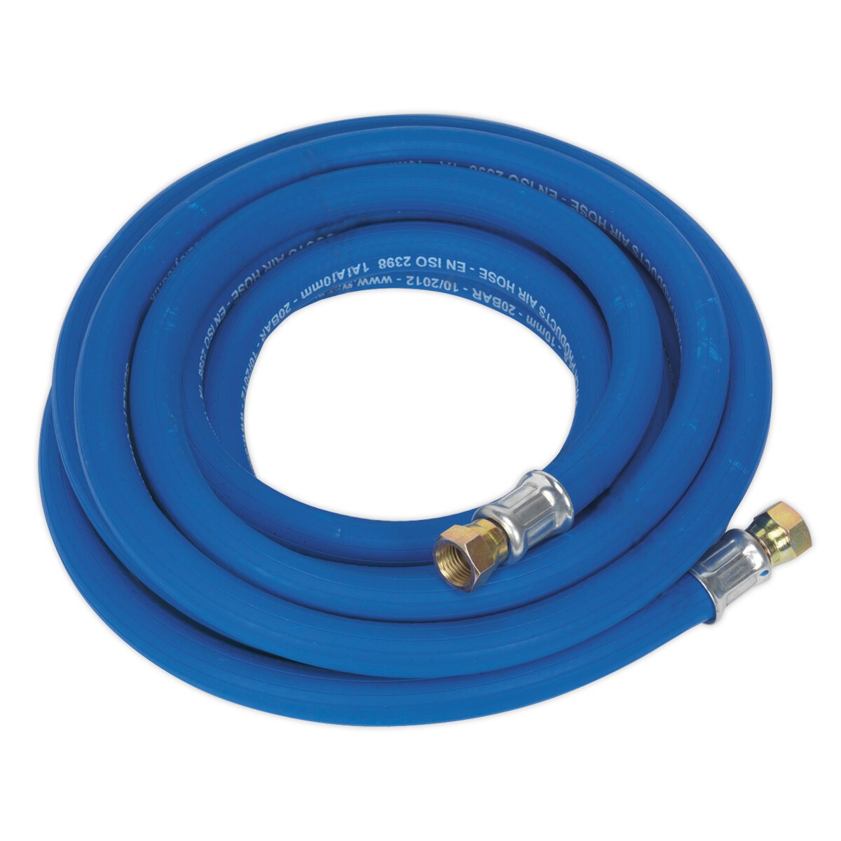 Air Hose 5m x Ø10mm with 1/4"BSP Unions Extra Heavy-Duty