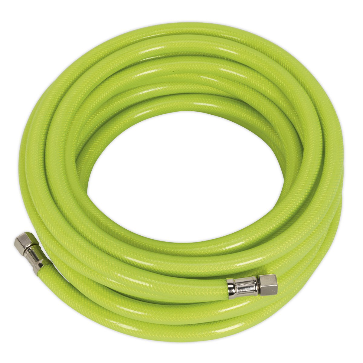 Air Hose High Visibility 10m x Ø8mm with 1/4"BSP Unions