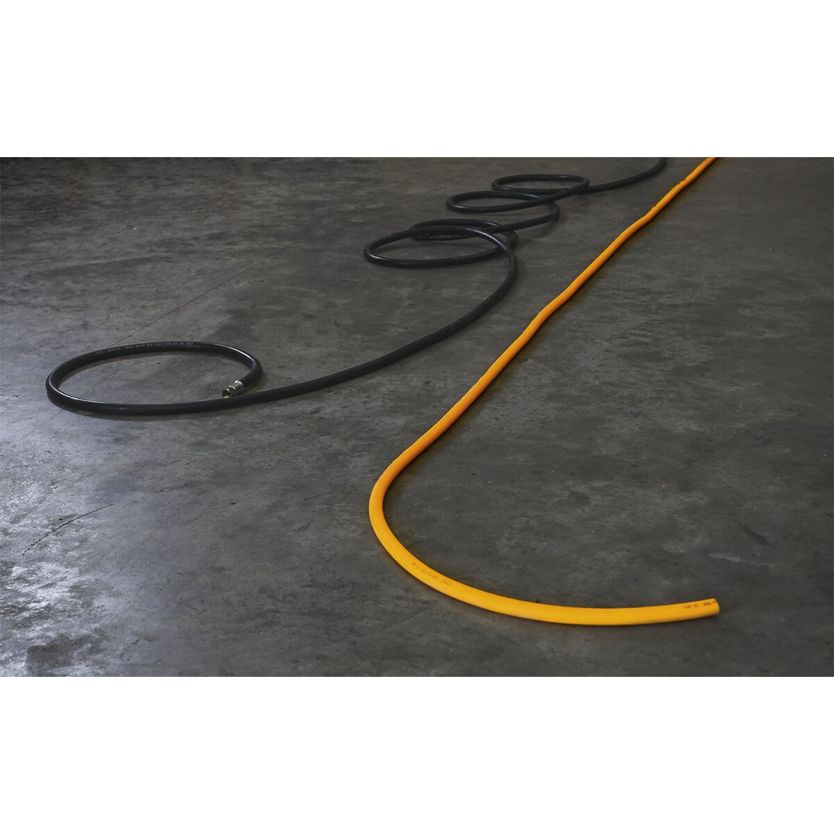 Air Hose 10m x Ø8mm Hybrid High Visibility with 1/4"BSP Unions