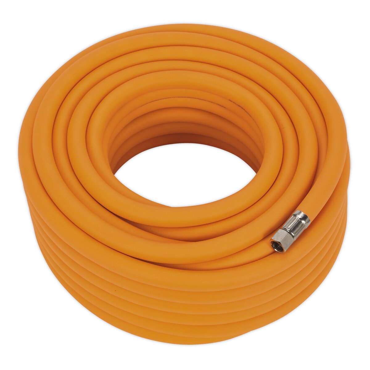 Air Hose 20m x Ø10mm Hybrid High Visibility with 1/4"BSP Unions