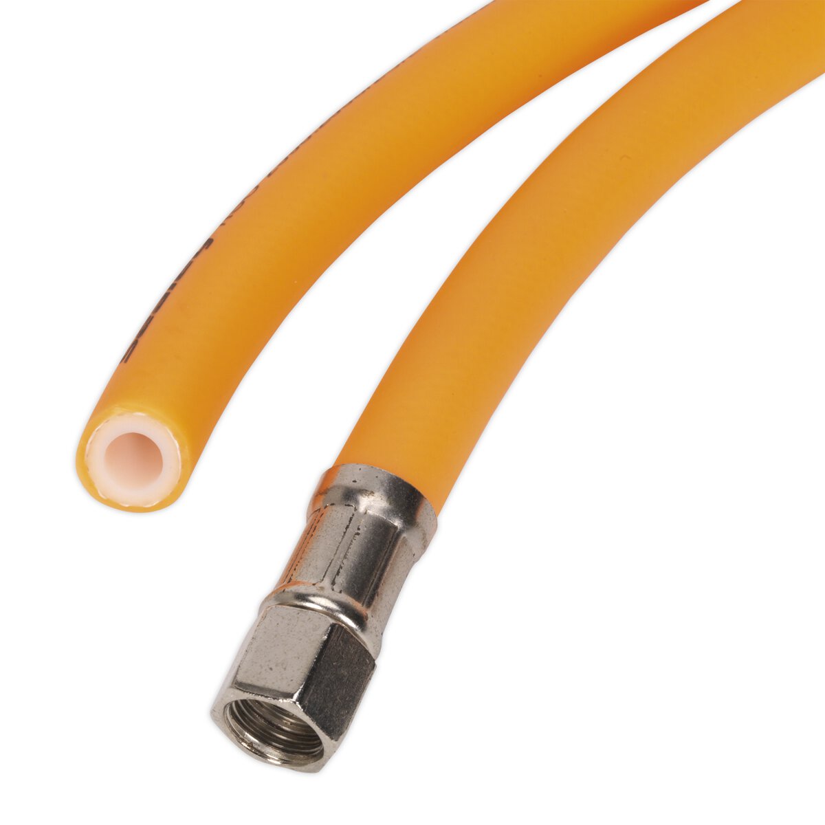 Air Hose 5m x Ø10mm Hybrid High Visibility with 1/4"BSP Unions