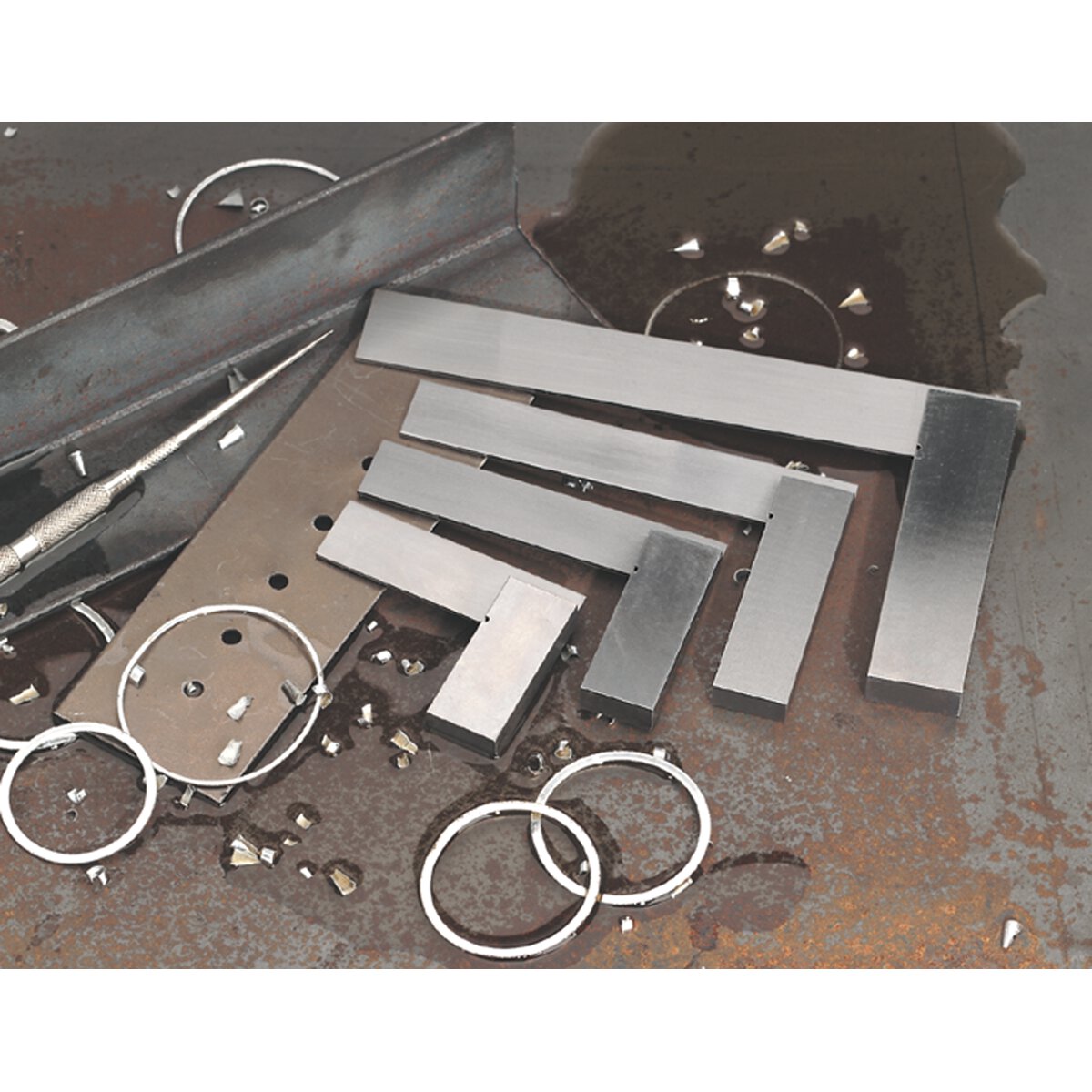 Precision Steel Square Set 4pc