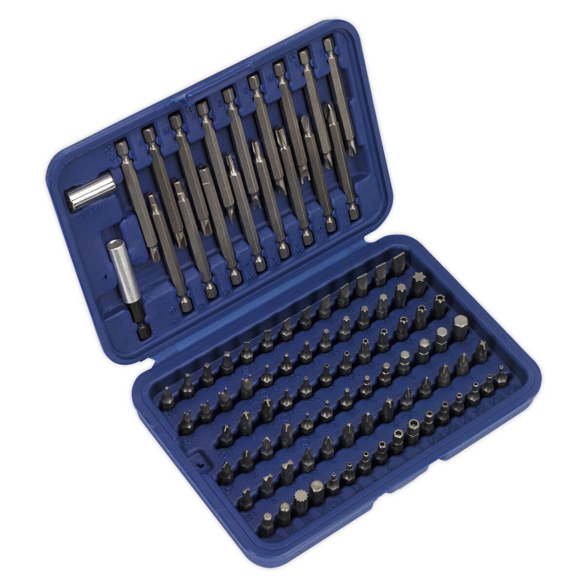 Power Tool/Security Bit Set 99pc Long & Short