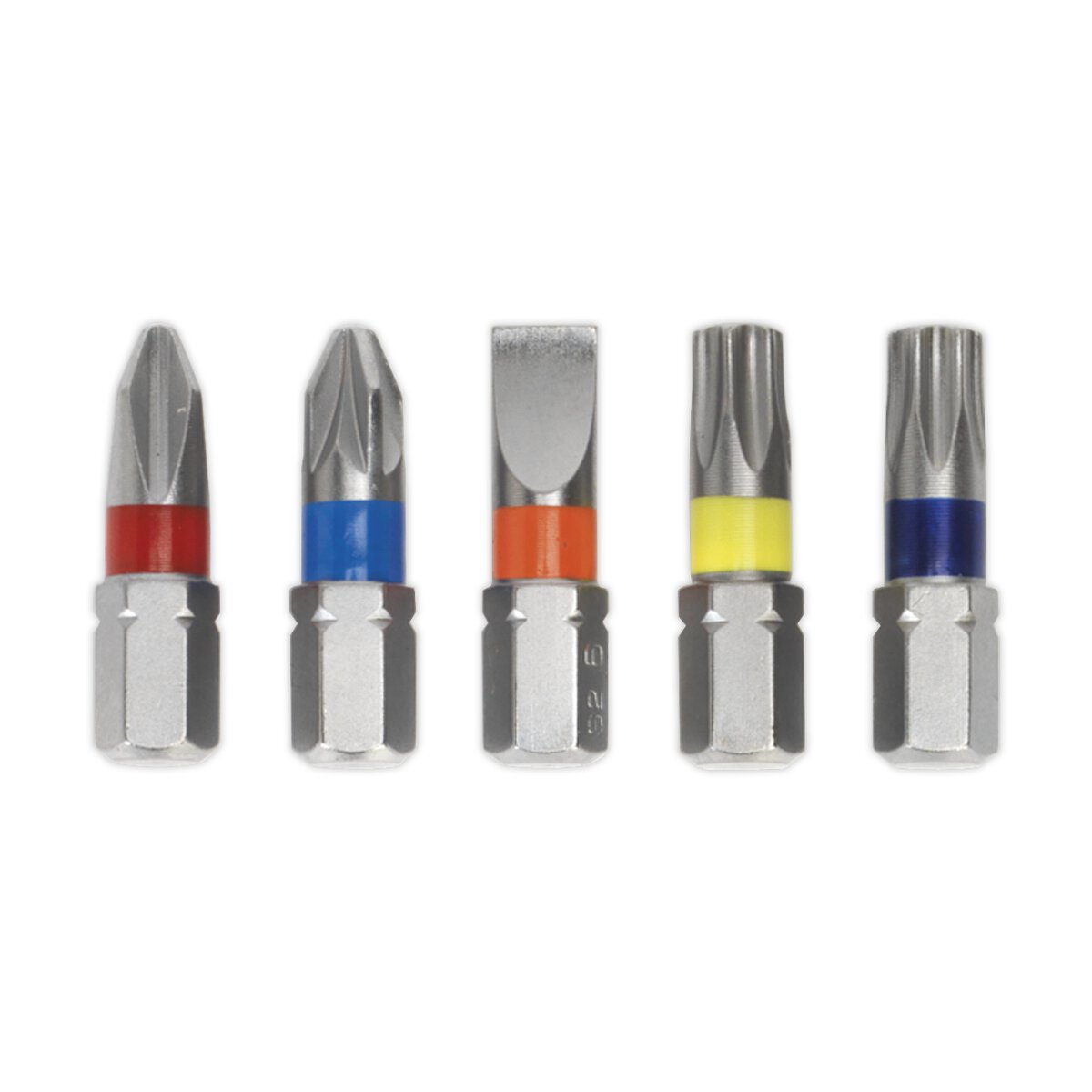 Power Tool Bit Set 15pc Colour-Coded S2