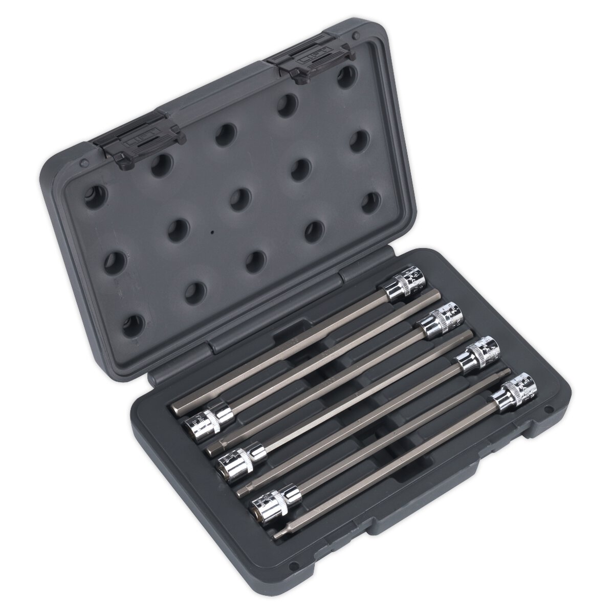 Hex Socket Bit Set 7pc 3/8"Sq Drive 200mm