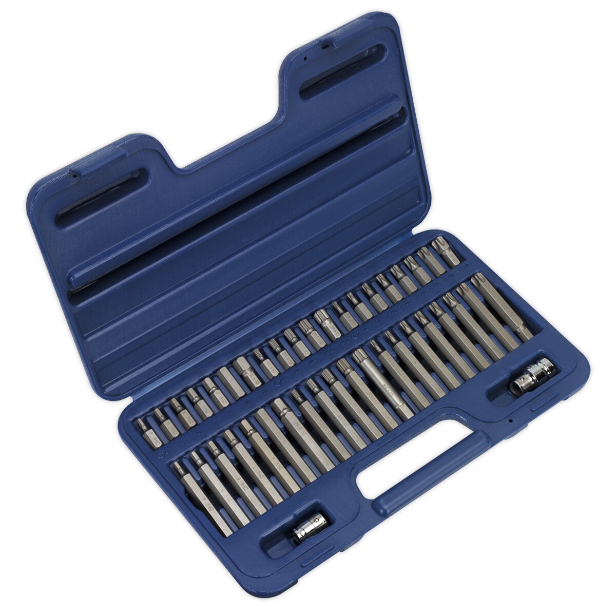 TRX-Star*/Hex/Spline Bit Set 42pc 3/8" & 1/2"Sq Drive