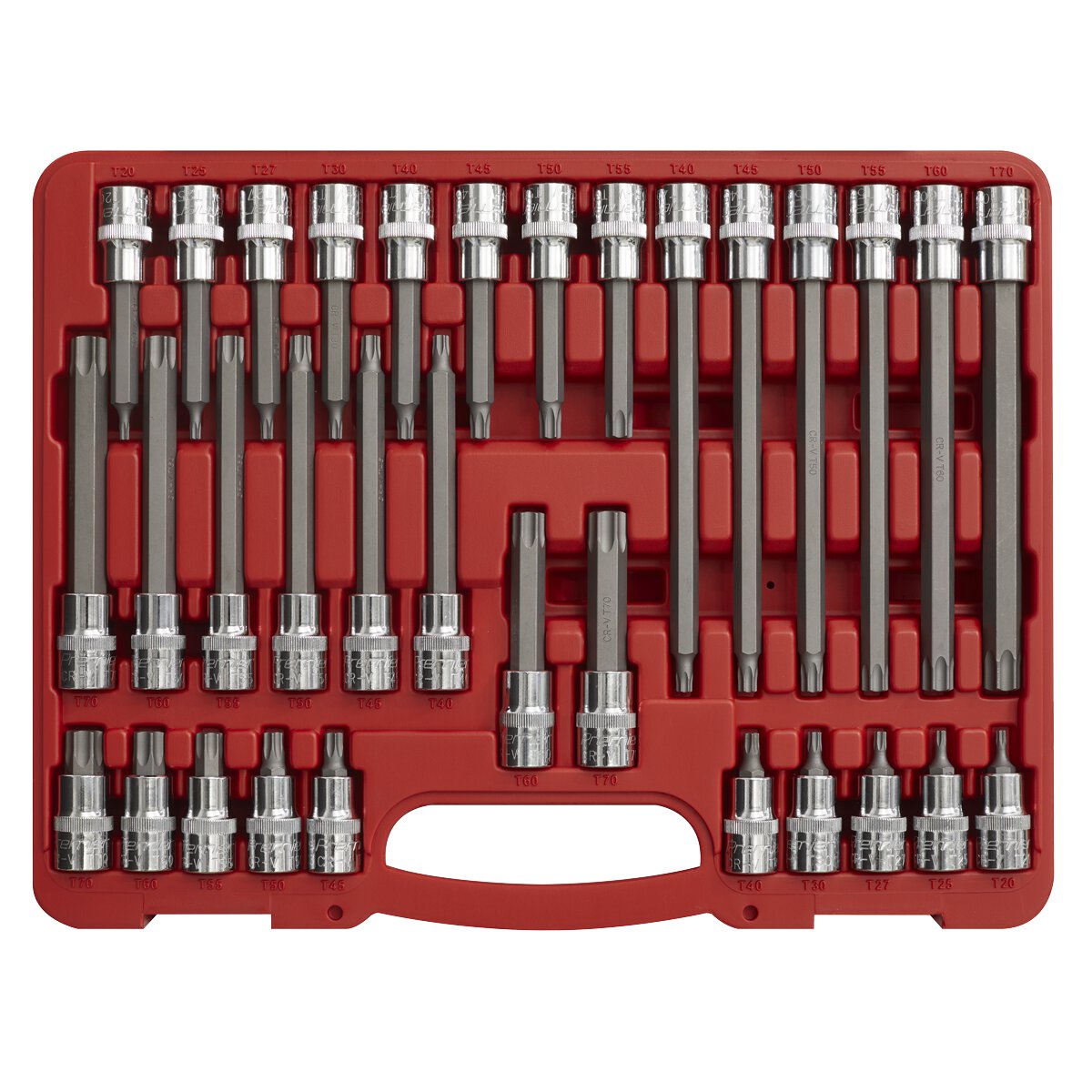 TRX-Star* Socket Bit Set 32pc 1/2"Sq Drive