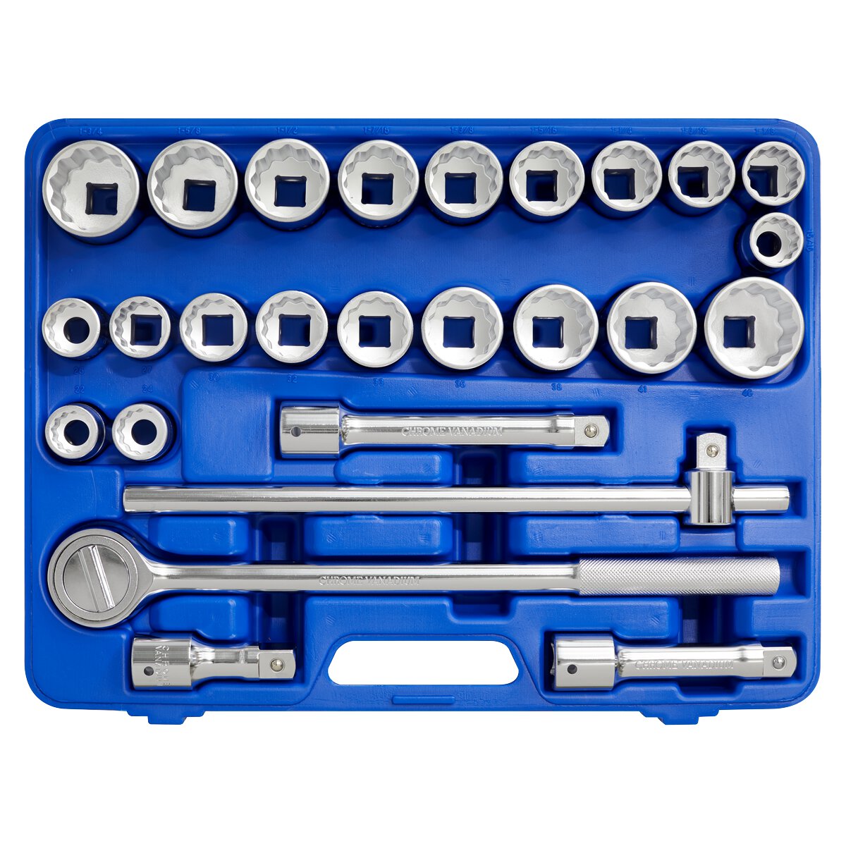 Socket Set 26pc 3/4"Sq Drive 12pt WallDrive® - DuoMetric®