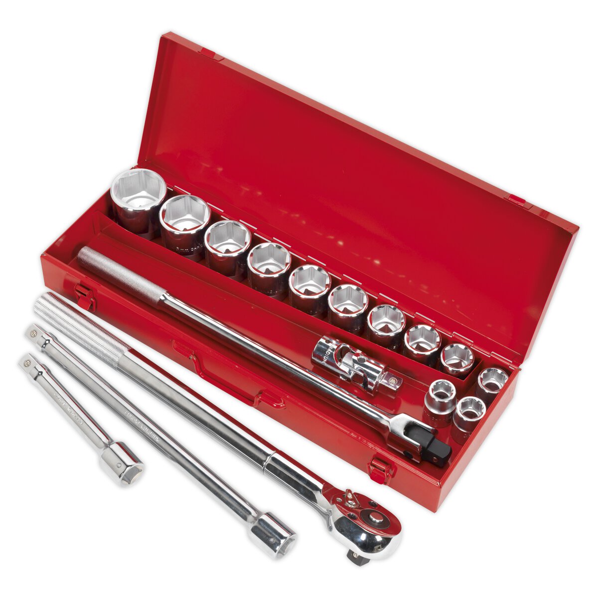 Socket Set 17pc 3/4"Sq Drive WallDrive® Metric
