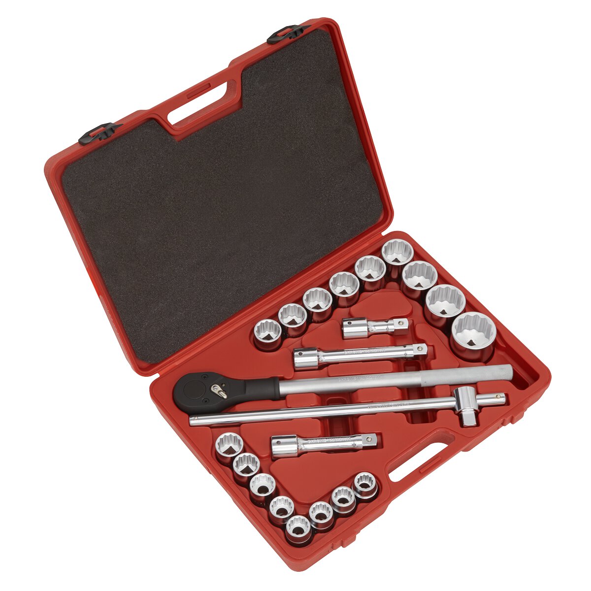 Socket Set 22pc 3/4"Sq Drive 12pt WallDrive® Metric