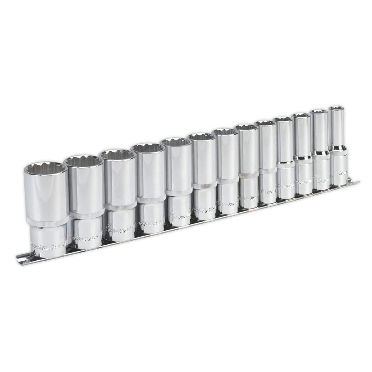Socket Set 13pc 1/2"Sq Drive 12pt Deep WallDrive® Imperial