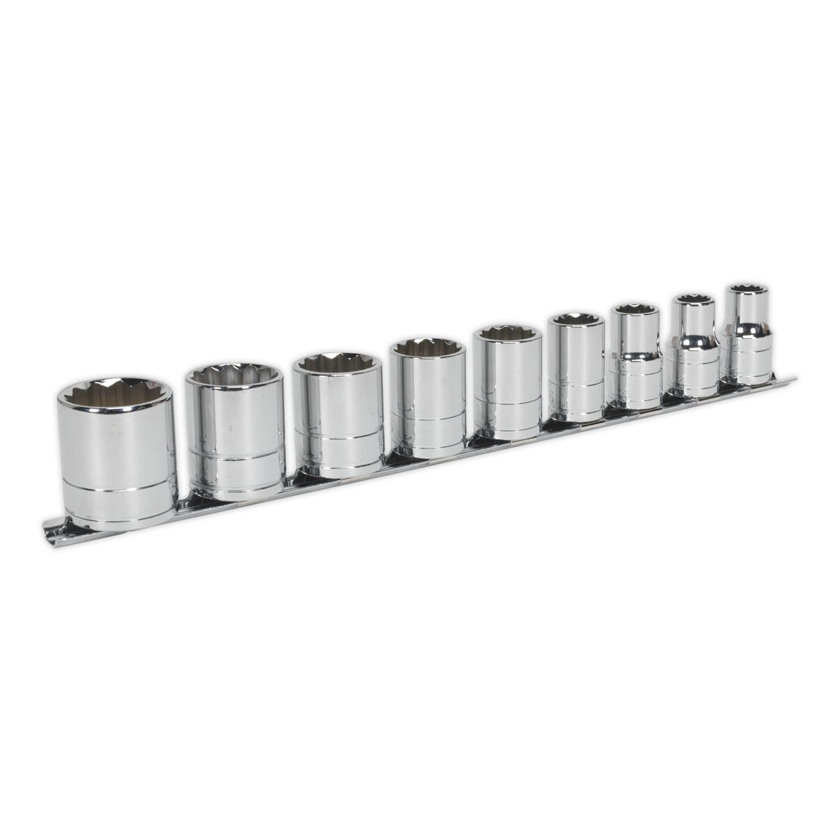 Socket Set 9pc 1/2"Sq Drive Whitworth