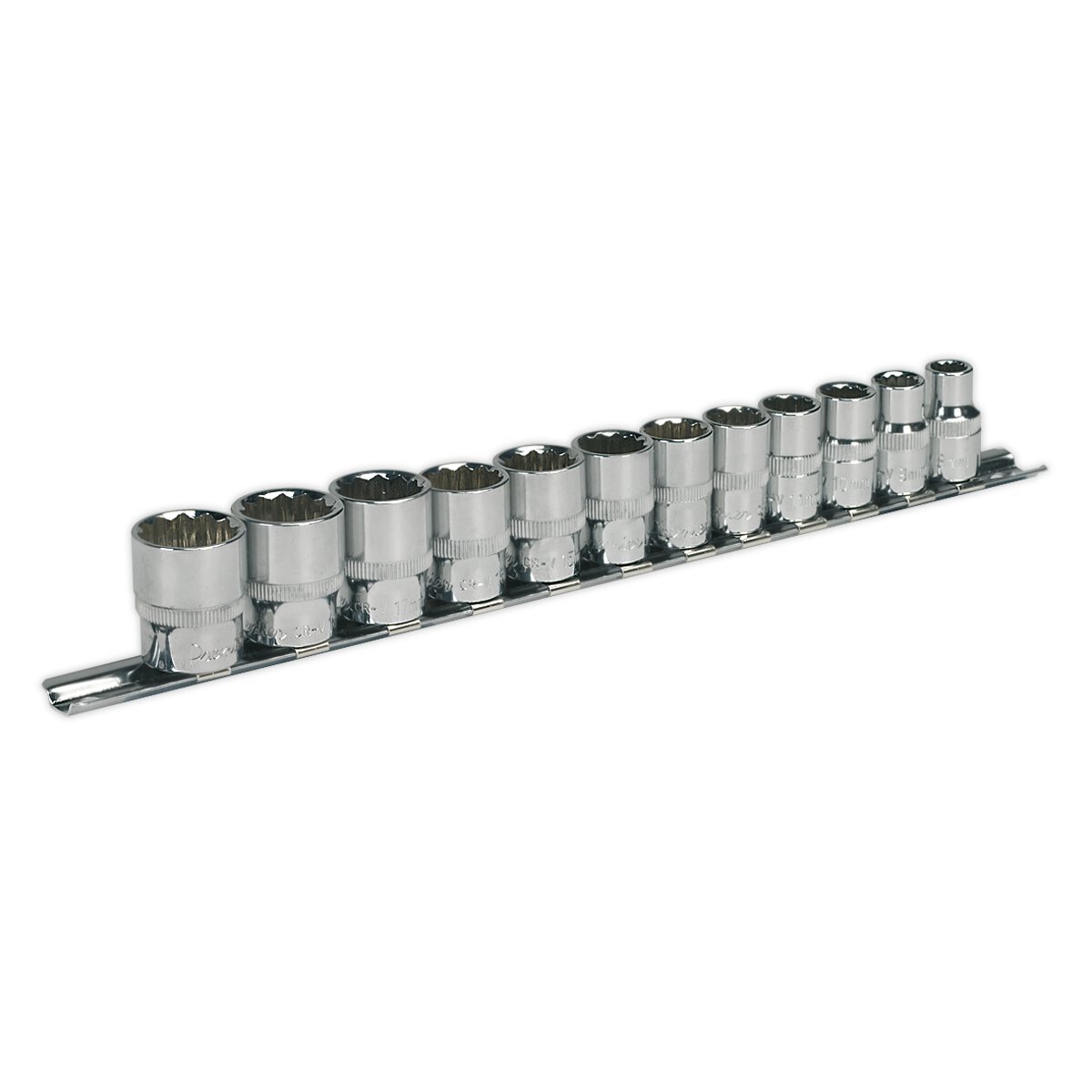 Socket Set 12pc 3/8"Sq Drive 12pt WallDrive® Metric
